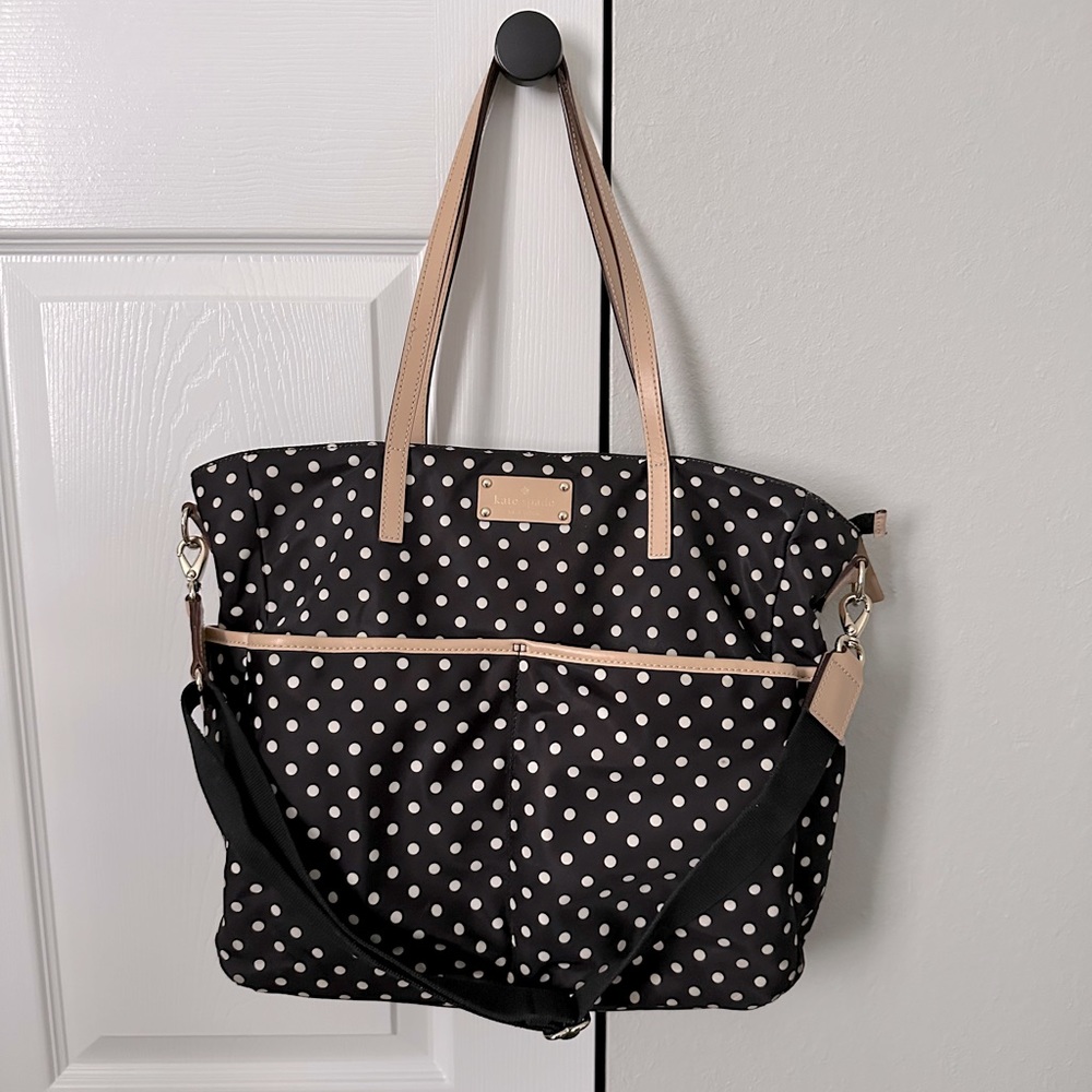 Kate Spade Kennedy Park Baby Bag / Polka Dot / Diaper Bag Tote